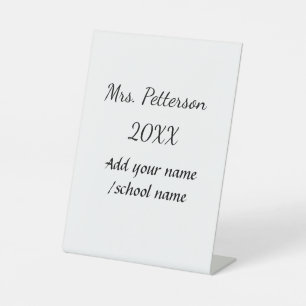  RECLAMEBORD MET VOETSTUK