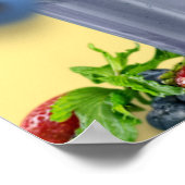 Reclamebord voor melkshake van restaurant poster (Hoek)