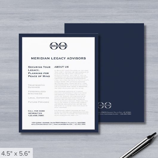 Reclamebrochure met Logo Flyer