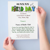 Reclamebrochure op de werkdag flyer (Hand)