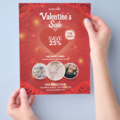 Reclamebrochure Valentijnsdag Flyer (Hand)