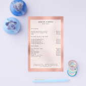 Reclamebrochure voor de prijslijst met moderne pek flyer (Enkel)