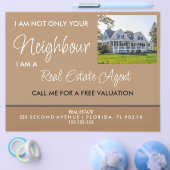 Reclamebrochure voor Estate Marketing Agent Flyer (Enkel)