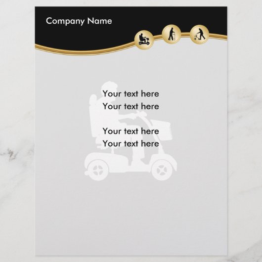 Reclamebrochure voor medische hulpmiddelen flyer (Voorkant)