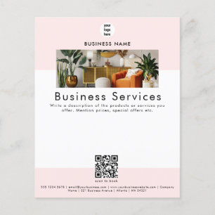 Reclamefolder Verkoop Service Promotioneel Flyer