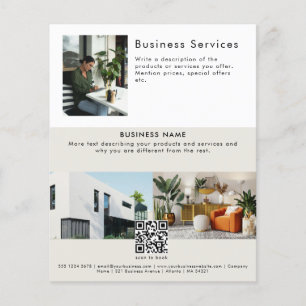 Reclamefolder voor de verkoop van onroerend goed flyer