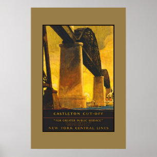 Reclameposter New York Central Lines Poster