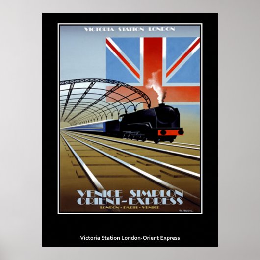 Reclameposter Orient Express Poster (Voorkant)