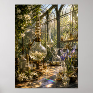 Reclameposter van 12x16 inch voor het Botanisch Pa Poster