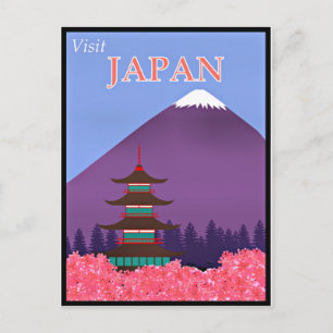 Reclameposter voor reizen, Bezoek Japan Briefkaart
