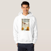 Reclameposter voor Reizen uit het Verleden Hoodie (Voorkant volledig)
