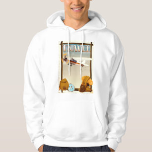 Reclameposter voor Reizen uit het Verleden Hoodie