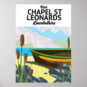 reclameposter voor vakantie in Chapel St Leonards, Poster