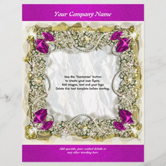 Reclamepromoties op flyer-sjabloon flyer (Voorkant)