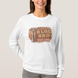 Reclames aan de zijkant van het gebouw t-shirt