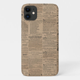 Reclames uit het verleden, NY 1856 iPhone / iPad h 11 Hoesje