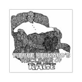 Recliner van Rage Rubber Stamp Rubberstempel (Afrduk)