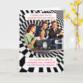 Recognize Your Future Self Birthday Kaart (Gele Bloem)