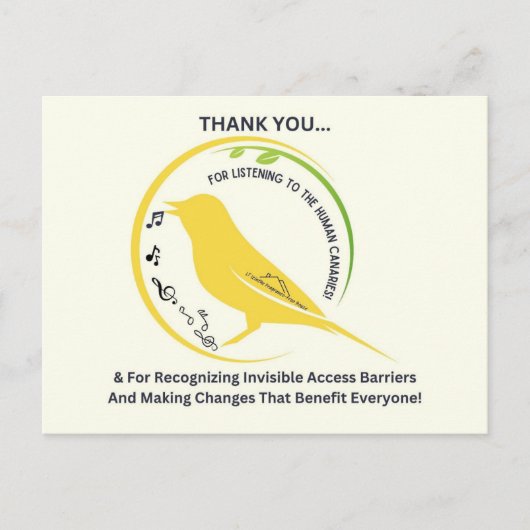 Recognizing Invisible Access Barriers Briefkaart (Voorkant)