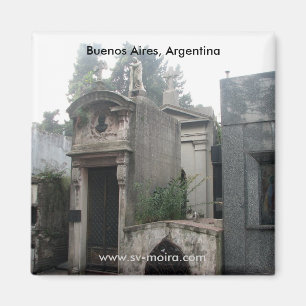 Recoleta begraafplaats, Buenos Aires, Argentinië Magneet