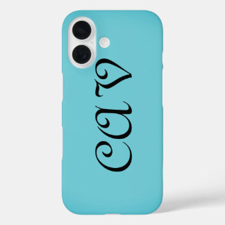 Recoleta Cornflower Blauw iPhone 16 Hoesje