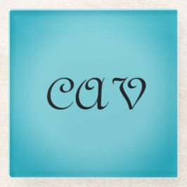 Recoleta Cornflower Blauw Glazen Onderzetter