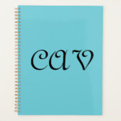 Recoleta Cornflower Blue  Planner (Voorkant)