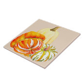 Récolte citrouille sur carreaux de céramique (1) (Côté)