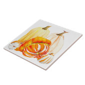 Récolte citrouille sur carreaux de céramique (O) (Côté)