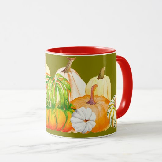 Récolte citrouille sur une Mug Combo (2) (Devant droit)