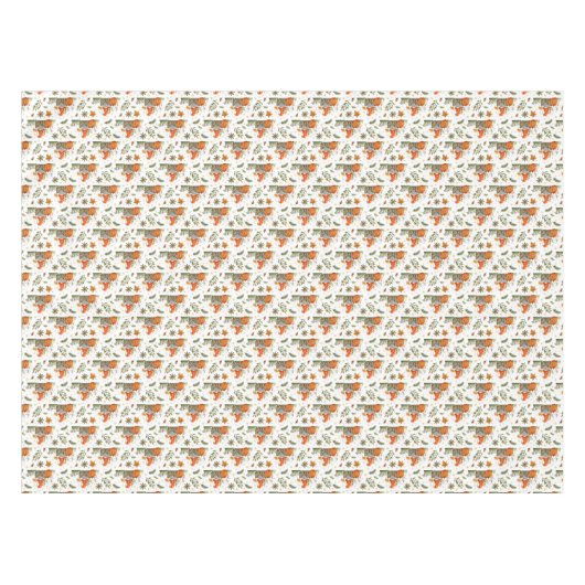 Récolte d'automne avec Gnomes Thanksgiving Nappe (Devant (Horizontal))