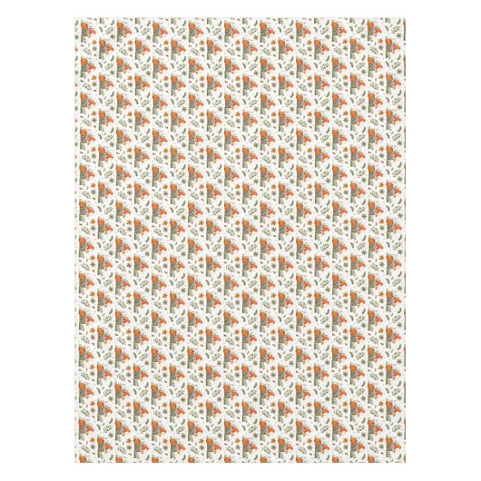 Récolte d'automne avec Gnomes Thanksgiving Nappe (Devant)