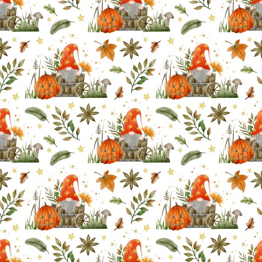 Récolte d'automne avec Gnomes Thanksgiving Nappe