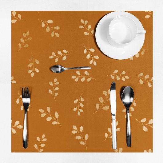 Récolte d'automne Brown nappe florale