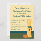 Récolte d'automne Thanksgiving Invitation (Devant)