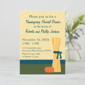 Récolte d'automne Thanksgiving Invitation (Debout devant)