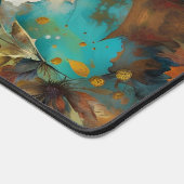 Récolte d'automne Turquoise rouille or Abstrait (Coin)