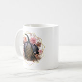 Récolte de la Mug de Monogramme Floral (Devant gauche)