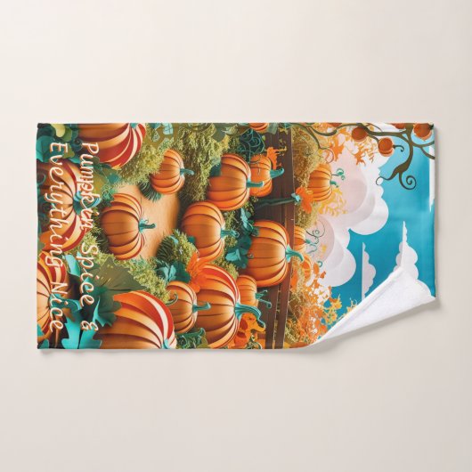 Récolte de patchs citrouille (Serviette à main)