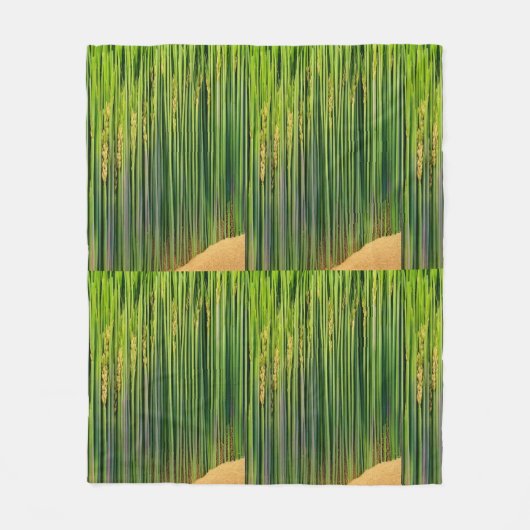 Récolte Dreams Crop Imprimé Couverture en polaire. (Devant)