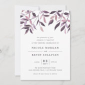 Récolte | Faire-part de mariage aquarelle (Devant)