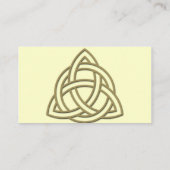 Récolte Gold Celtic Knot Mariage Cartes de Place (Dos)