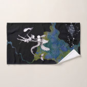 Récolte par une nuit d'été. (Serviette à main)