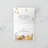 Récolte vintage | Merci Baby shower d'automne (Intérieur)