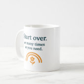 Recommencer. Autant de fois que nécessaire - Mug (Devant gauche)