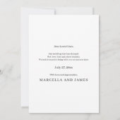 Recommençons Calligraphie Gris Nouvelle Carte de D (Dos)