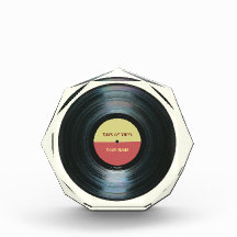 Black Vinyl Record Effect Music Award