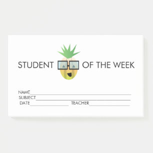 Récompense étudiante réussite ananas Post-it Notes