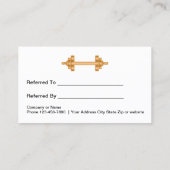 Récompenses de référence de client de forme (Dos)