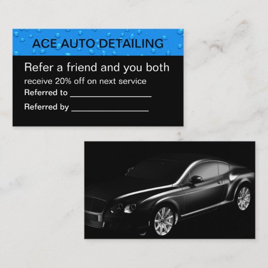 Récompenses de référence de détail automatique (Devant / Derrière)